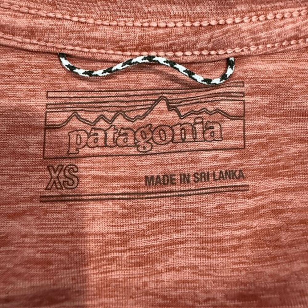 Patagonia Women's Long Sleeve Tee - Rust Red - Picture 5 of 12
